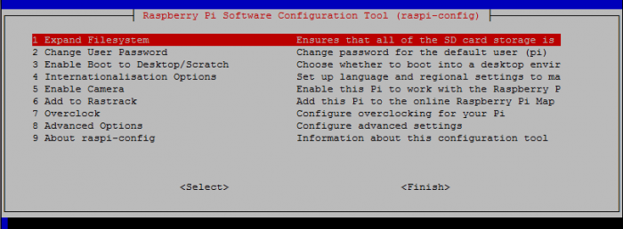 raspi-config